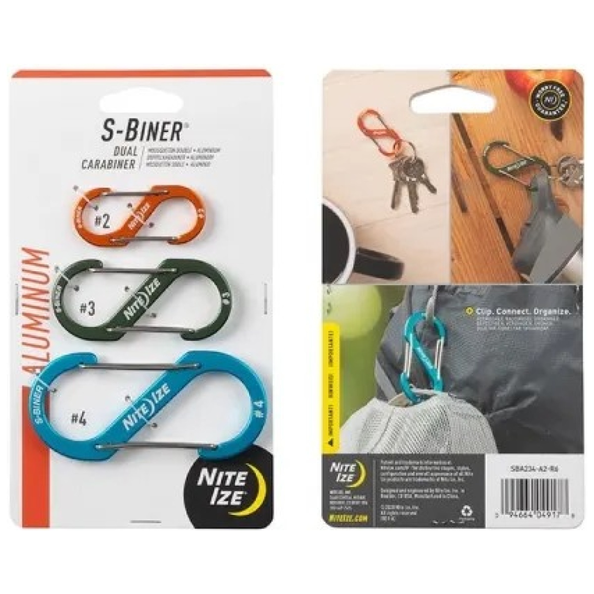 Nisba234-a2-r6. Jpg - s-biner aluminum dual carabiner - 3 pack - nisba234 a2 r6