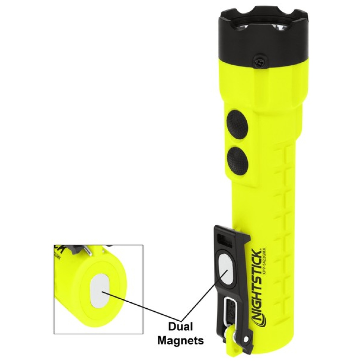 Ns-xpp-5422gmx. Jpg - x-series intrinsically-safe dual-light flashlight w/ dual magnets - ns xpp 5422gmx