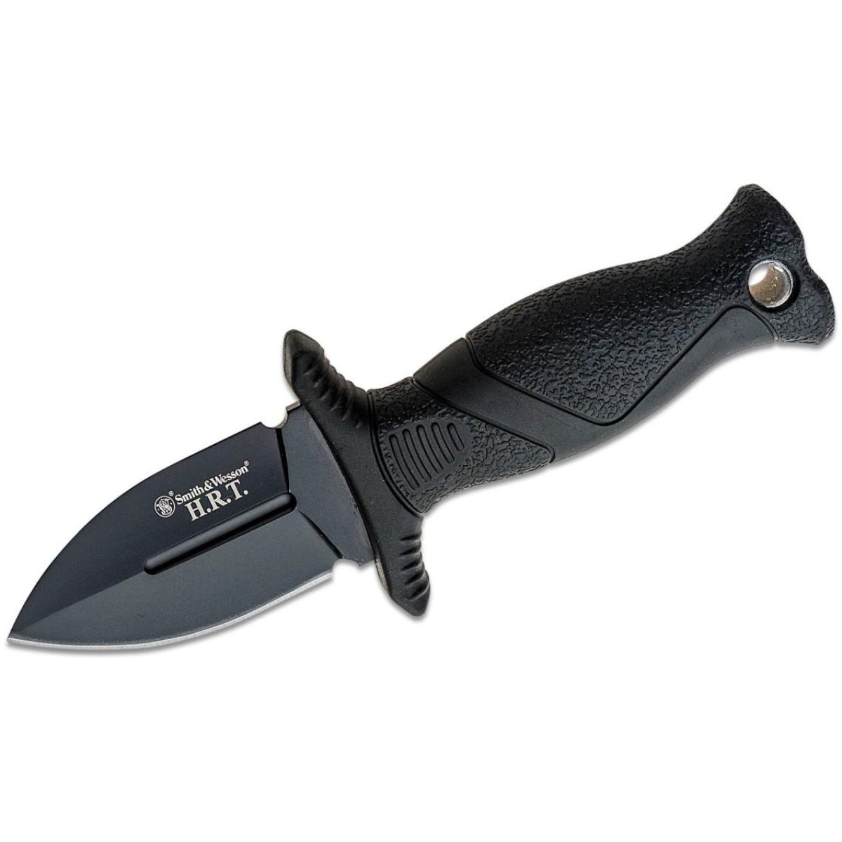 Pf1182571. Jpg - smith & wesson hrt fixed blade boot knife 2" blade black - pf1182571