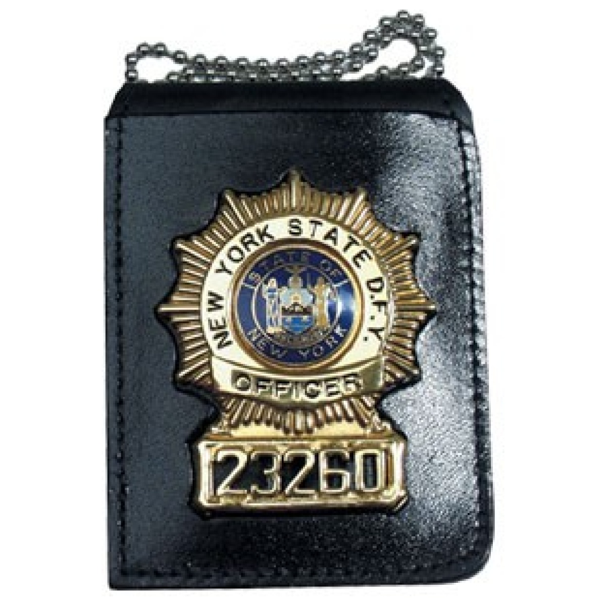 Pft-114. Jpg - recessed badge holder w/ chain - pft 114