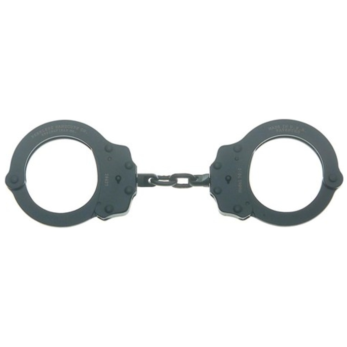 Pr-4711. Jpg - model 701c chain link handcuff - black oxide finish - pr 4711