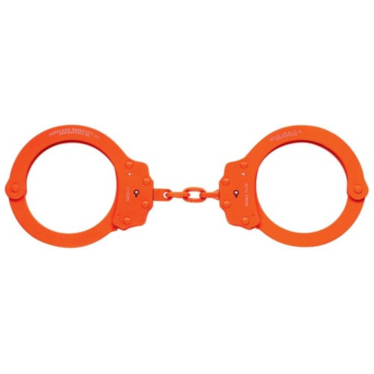 Pr-4721o. Jpg - model 752c oversize chain link handcuff - color finish - pr 4721o