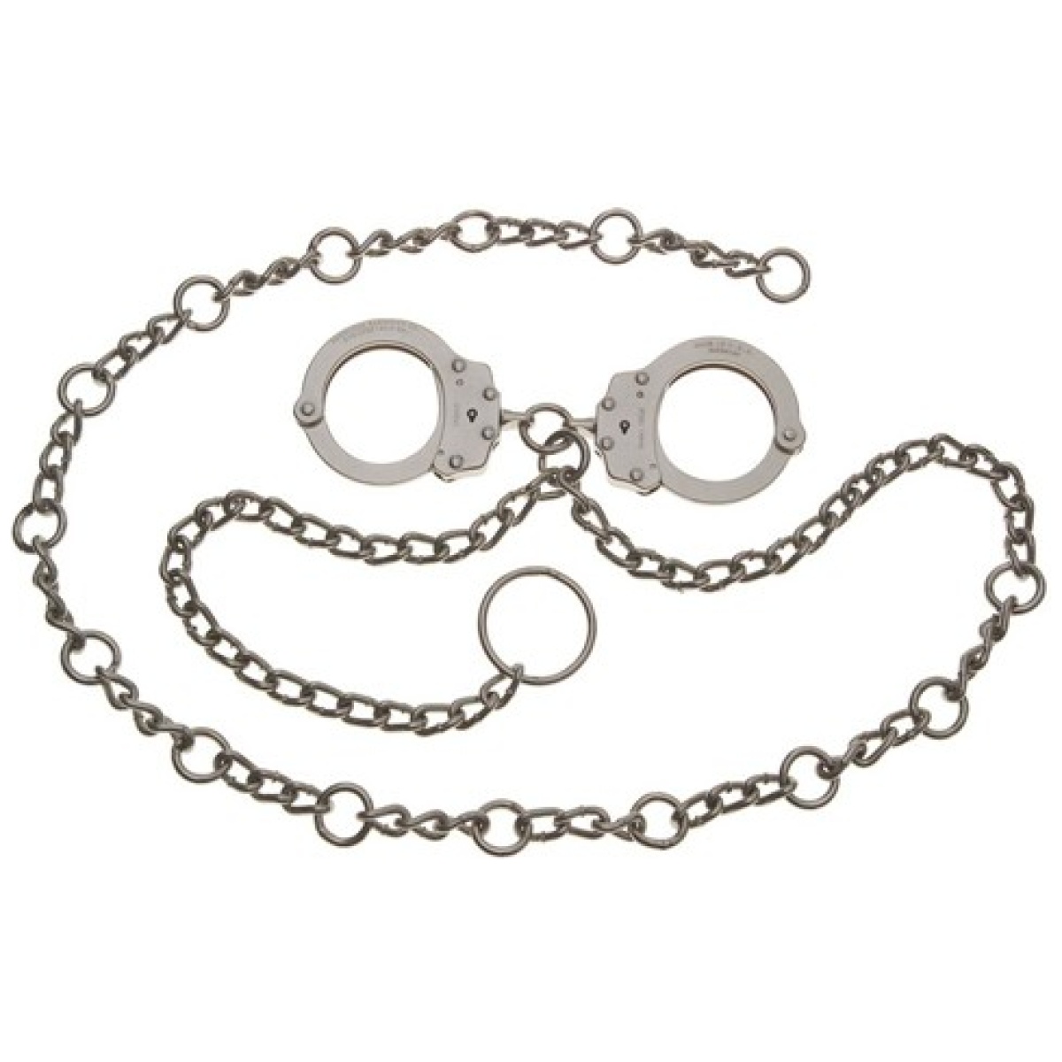 Pr-4761. Jpg - model 7003c 54'' waist chain w/ handcuffs at navel - pr 4761