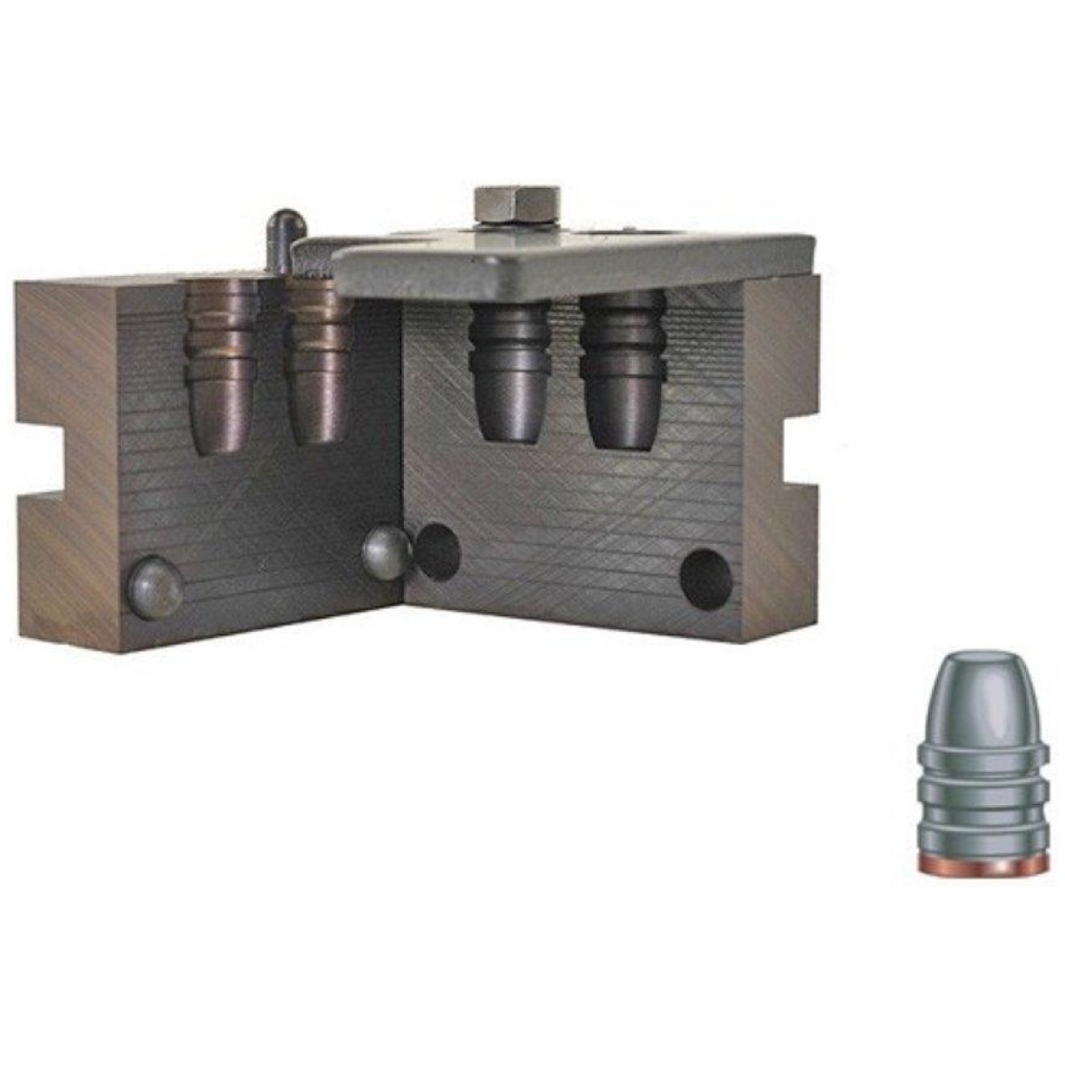 Rc82042. Jpg - rcbs semi-wadcutter pistol bullet mould - double cavity. 430" 240 gr - rc82042