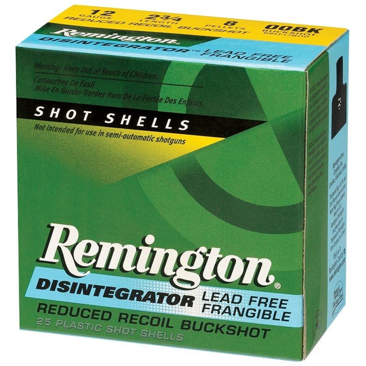 Rem-20642. Jpg - disintegrator 12 gauge 2 3/4'' 00 buckshot 8 pellets (3 dram eq. ) - rem 20642