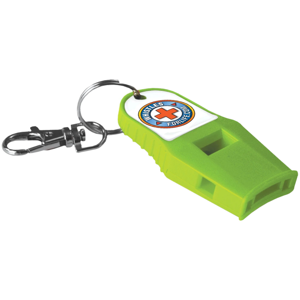 Resq-wfl-neon-green. Png - whistle for life - safety whistle - resq wfl neon green