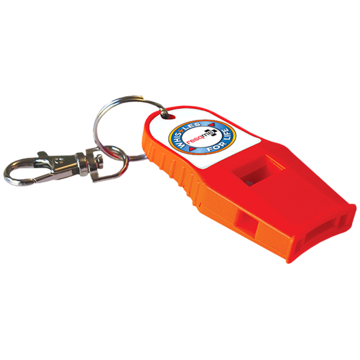 Resq-wfl-safety-orange. Png - whistle for life - safety whistle - resq wfl safety orange