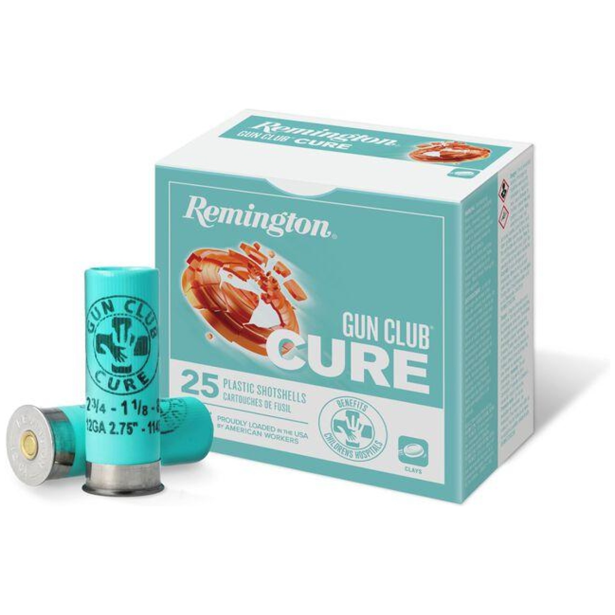 Rtr20029-1. Jpg - remington gun club "cure" shotshells 12 ga 2-3/4 in 1-1/8 oz #8 1145 fps 25/ct - rtr20029 1