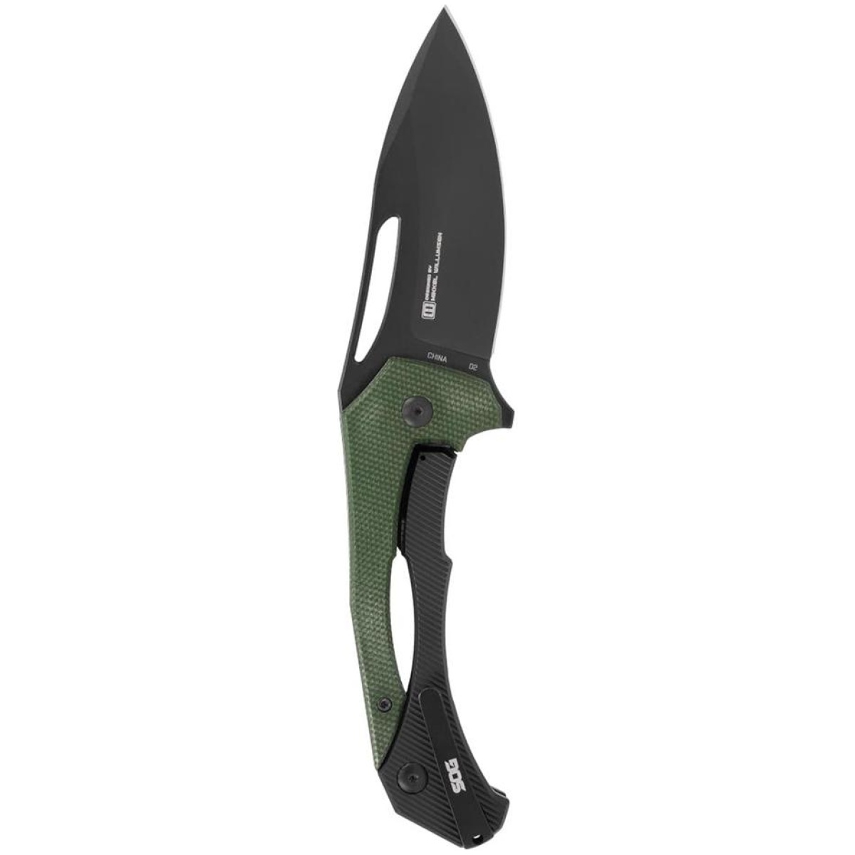 Sgsog14240257-1. Jpg - sog knives bulwark flk folding knife 3" drop point blade od green presentation box - sgsog14240257 1