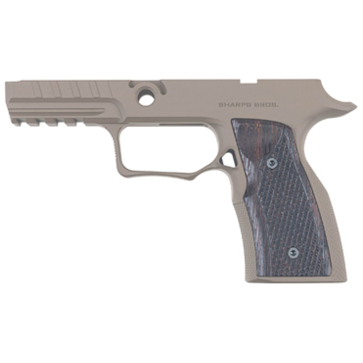 Shrpsbgm10_1. Jpg - sharps grip for p320 fde/wenge - shrpsbgm10 1