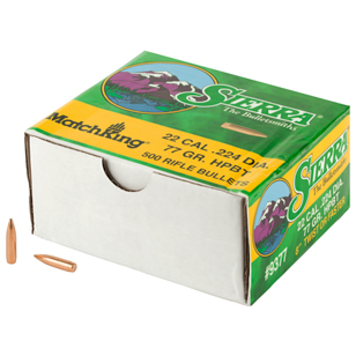 Sier9377_1. Jpg - sierra matchking. 224 77gr 500ct - sier9377 1