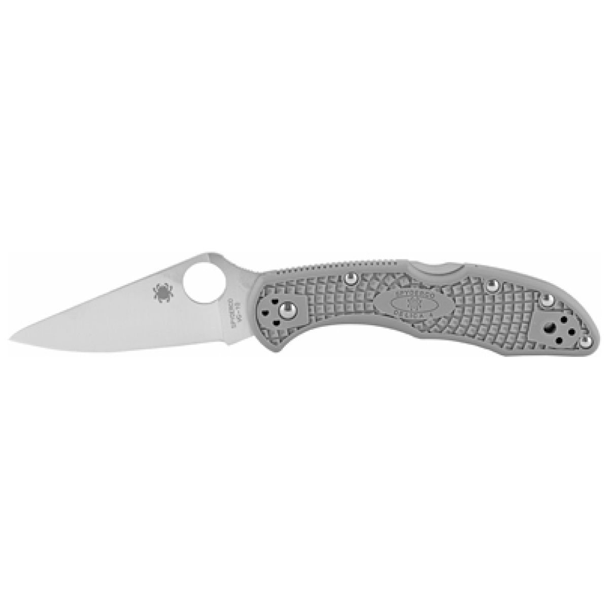 Spyc11fpgy_1. Jpg - spyderco delica4 ffg plainedge grey - spyc11fpgy 1