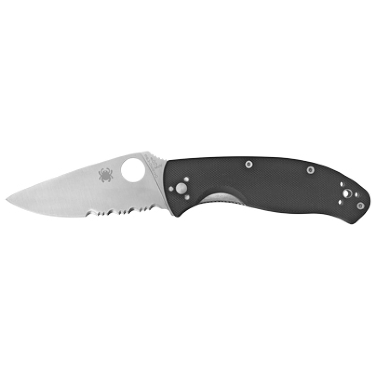 Spyc122gps_1. Jpg - spyderco tenacious g-10 combo edge - spyc122gps 1