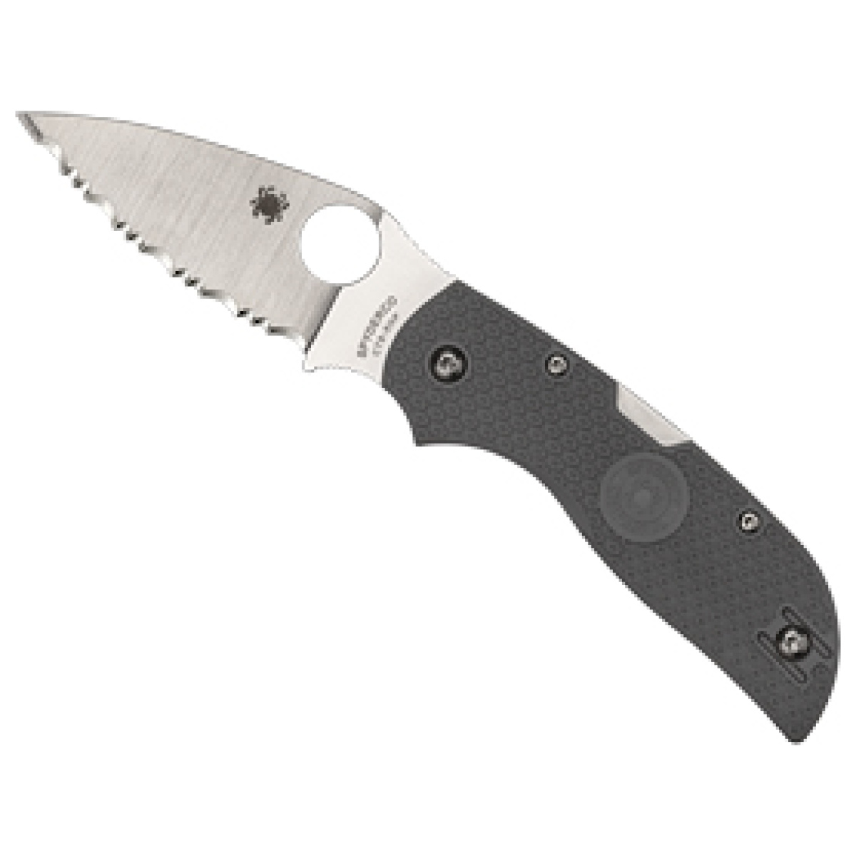 Spyc152sgy_1. Jpg - spyderco chaparral frn gray - spyc152sgy 1