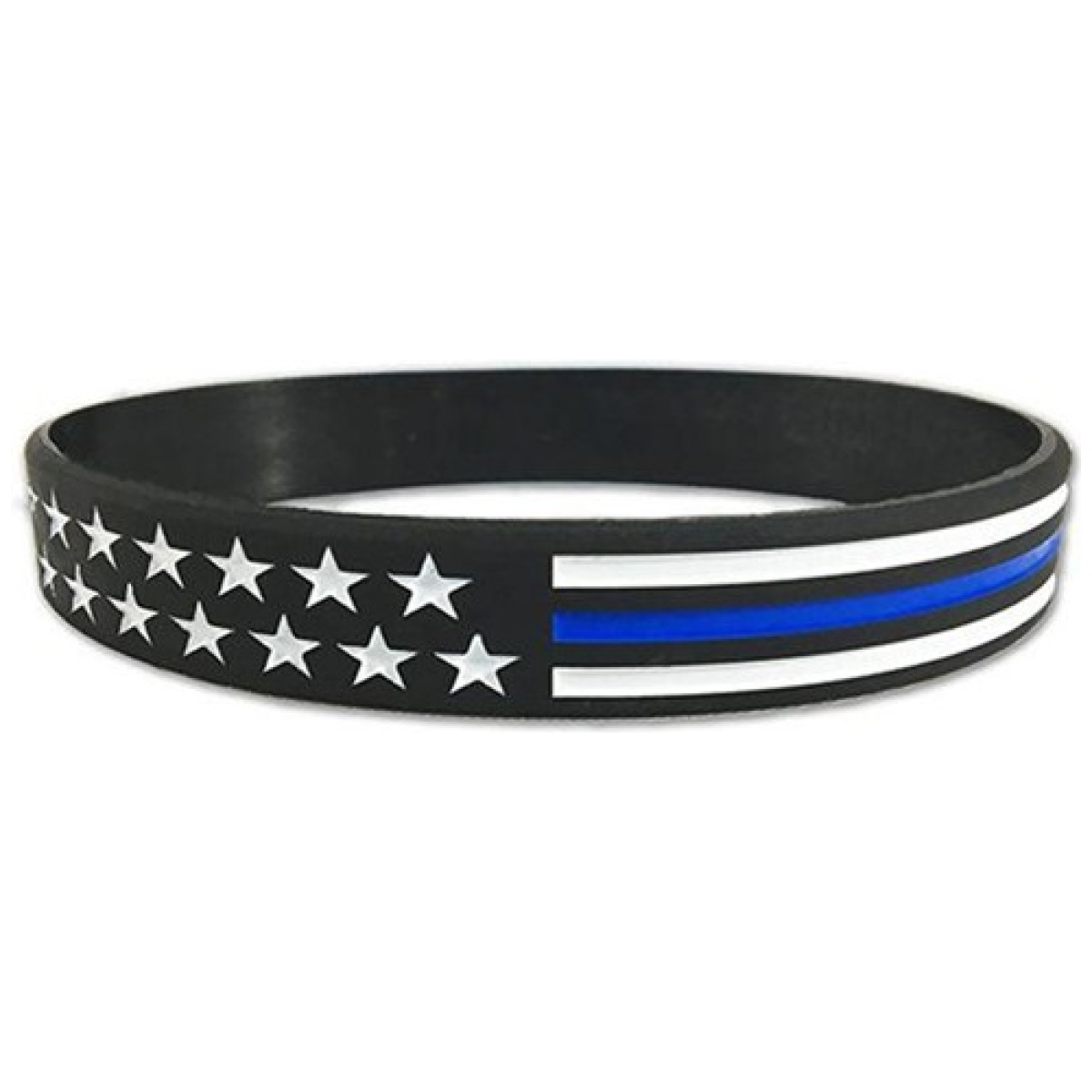 Tbl-am-br-10-1. Jpg - thin blue line american flag bracelet - tbl am br 10 1