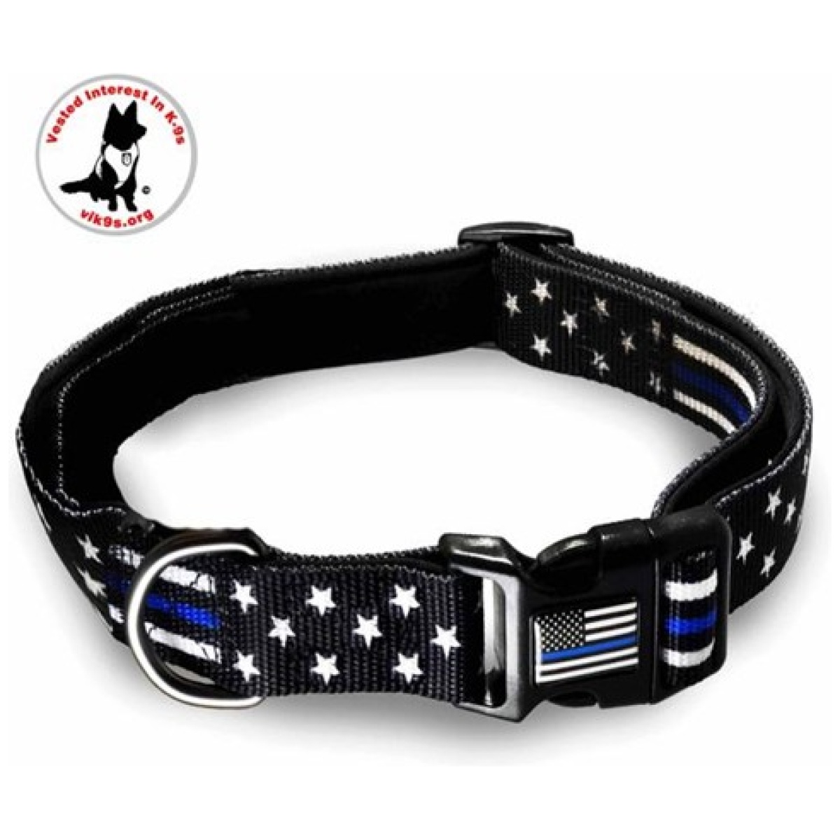 Tbl-am-cr-lg. Jpg - thin blue line stars & stripes collar - tbl am cr lg