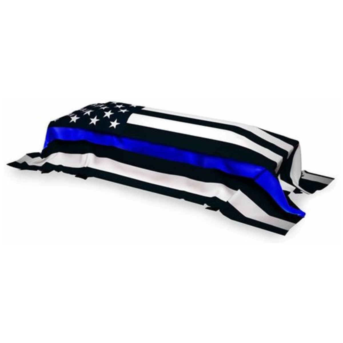 Tbl-db-american-5x95. Jpg - durasleek thin blue line american flag, sewn & embroidered - tbl db american 5x95