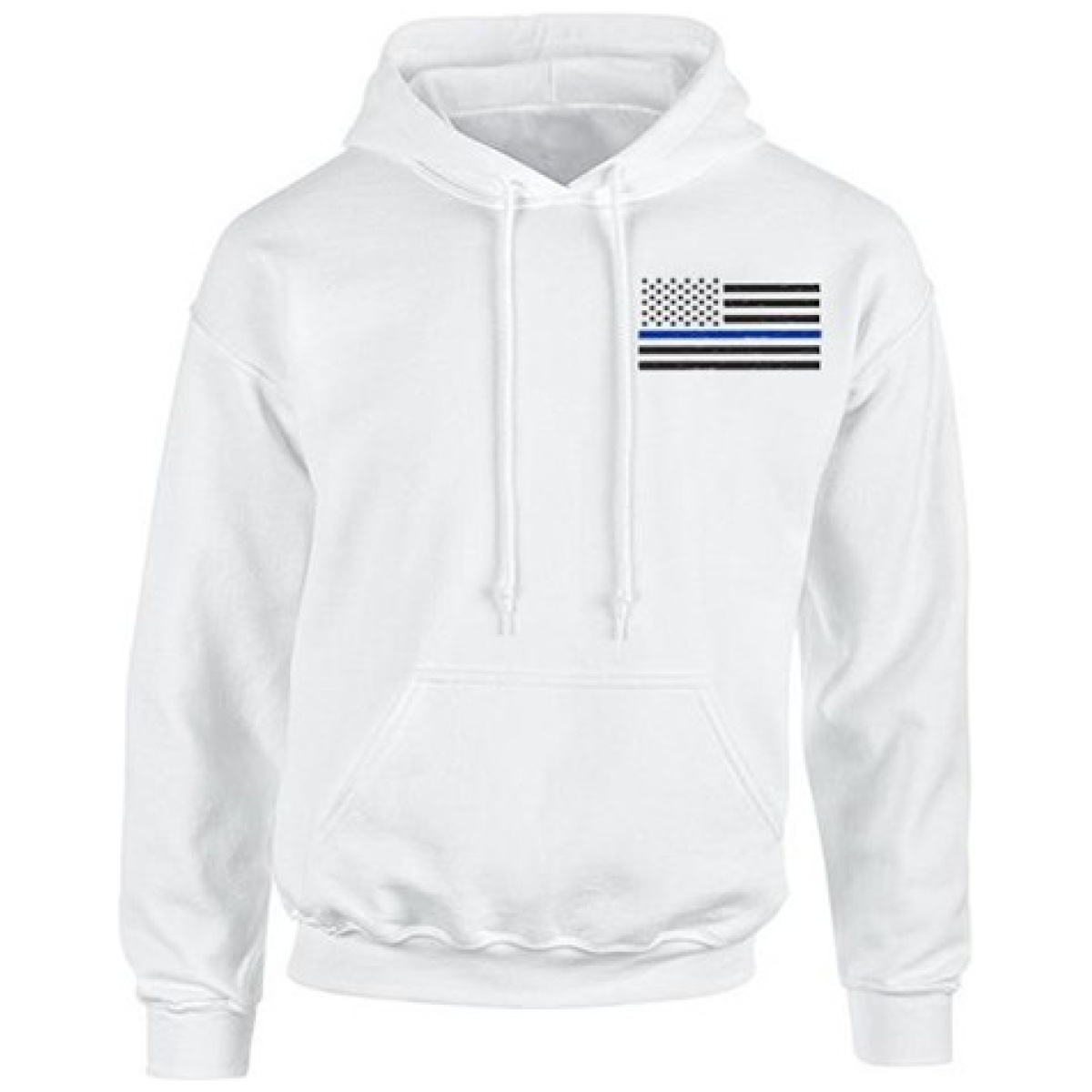 Tbl-h-sm-logo-white-3xl. Jpg - hoodie - thin blue line american flag - tbl h sm logo white 3xl