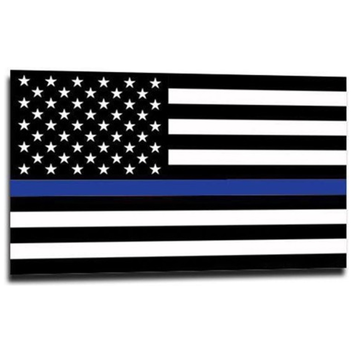 Tbl-s-american-2545. Jpg - thin blue line american flag sticker, 2. 5 x 4. 5 inches - tbl s american 2545