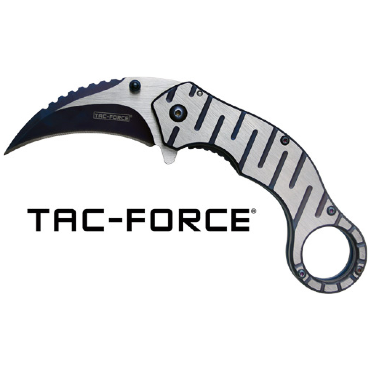 Tf952bl_1. Jpg - mc tac-force 2. 5" hawkbill - blade folder grey/black - tf952bl 1