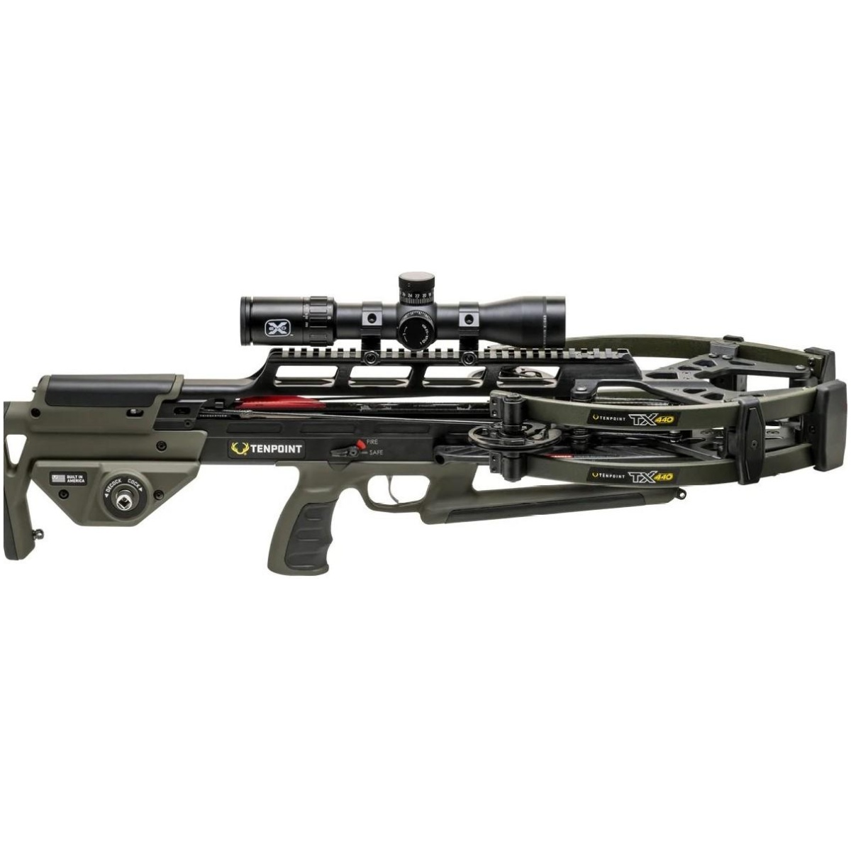 Tpcb240021899-2. Jpg - tenpoint tx 440 acuslide maxx evo-x elite black scope moss green - tpcb240021899 2