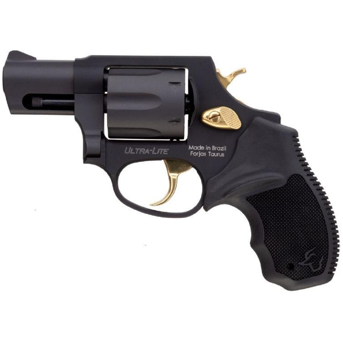 Tx2856021ulg-1. Jpg - taurus 856 ultra lite. 38 spl 6rds 2" barrel matte black w/gold accents - tx2856021ulg 1