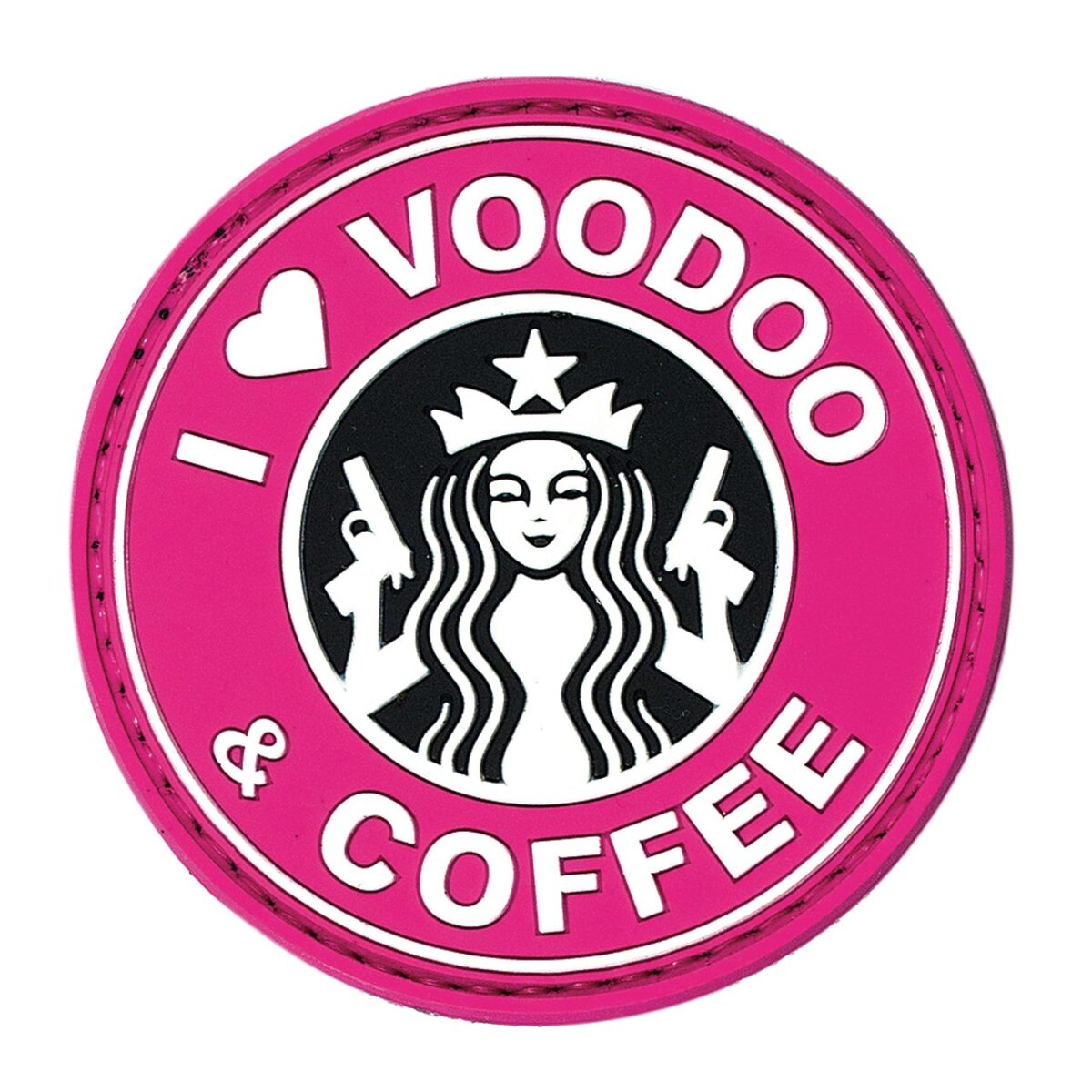 Vdt07-0901000000. Jpg - i love voodoo & coffee patch - vdt07 0901000000