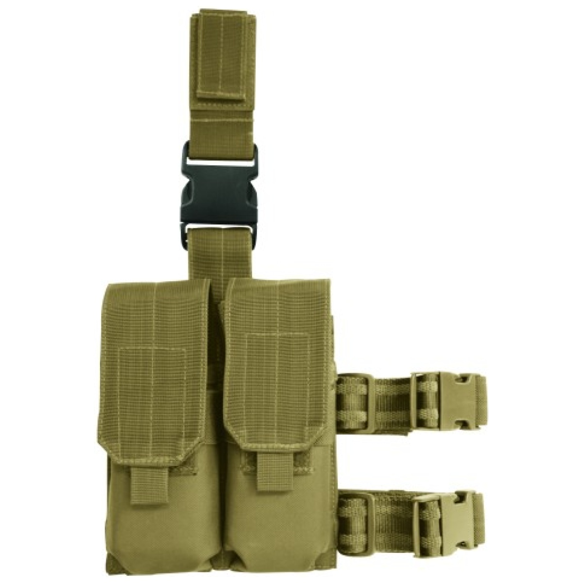 Vdt20-9308007000. Jpg - drop leg platform with attached m4/m16 double mag pouch - vdt20 9308007000