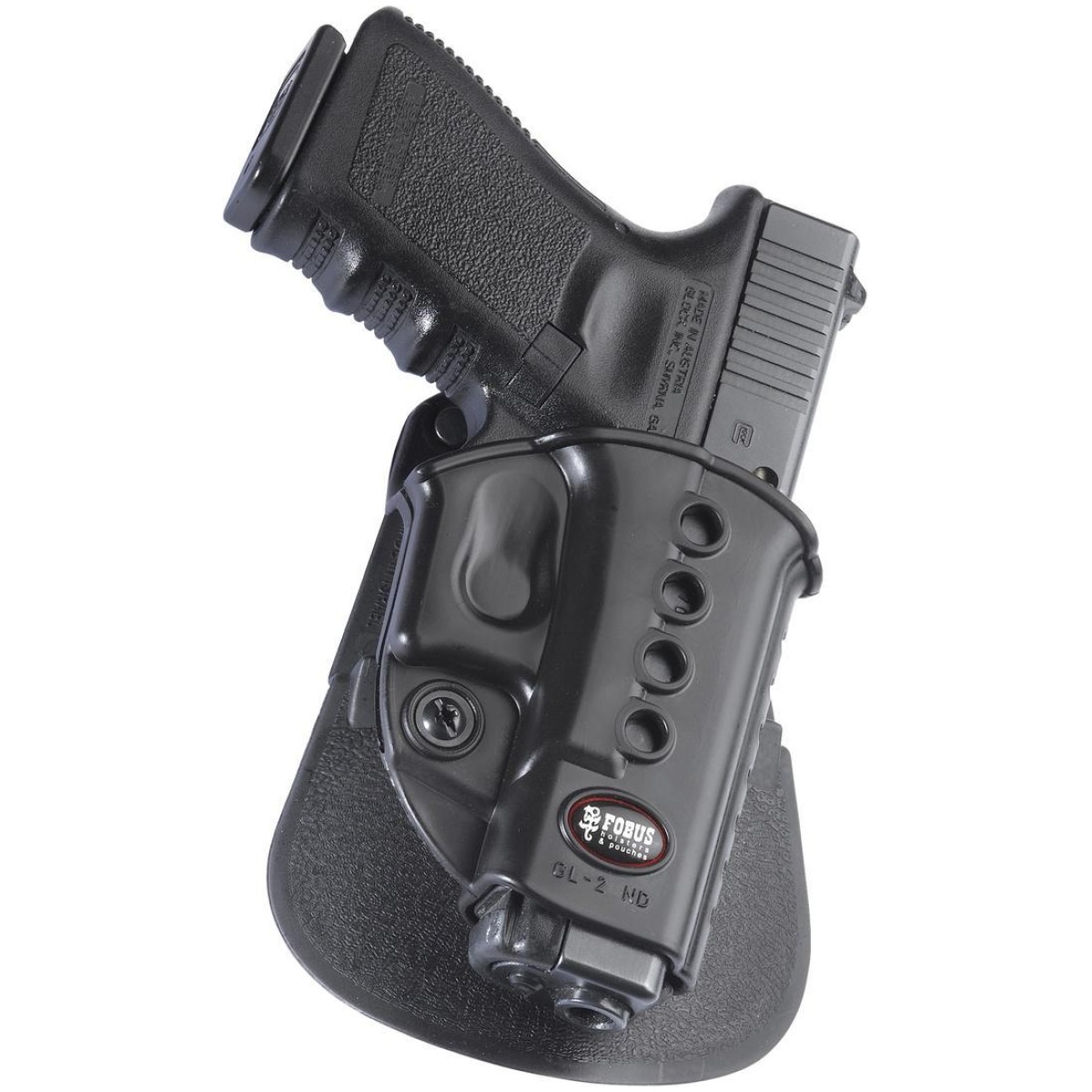 Xggl2e2_1. Jpg - fobus evolution series paddle holster for glock 17/19/23/33 in black right hand - xggl2e2 1