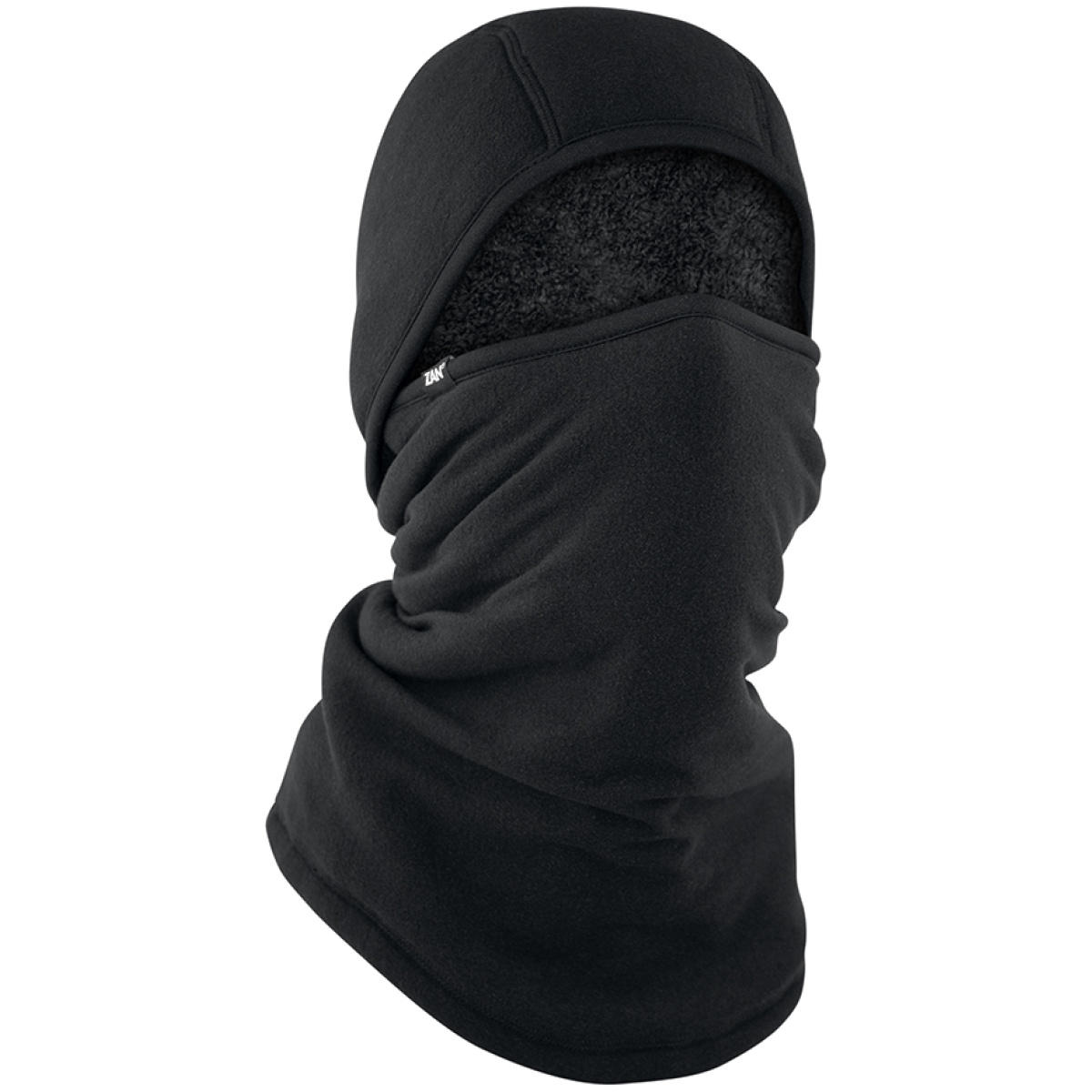 Zan-wblh114. Jpg - zan balaclava sportflex series high pile fleece black - zan wblh114