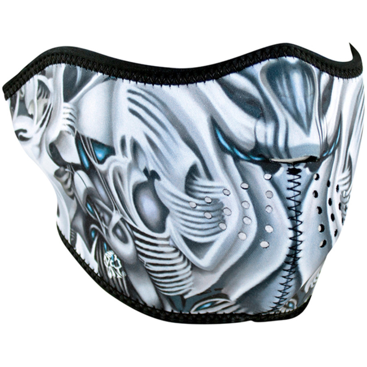 Zan-wnfm074h. Jpg - neoprene half face mask - zan wnfm074h