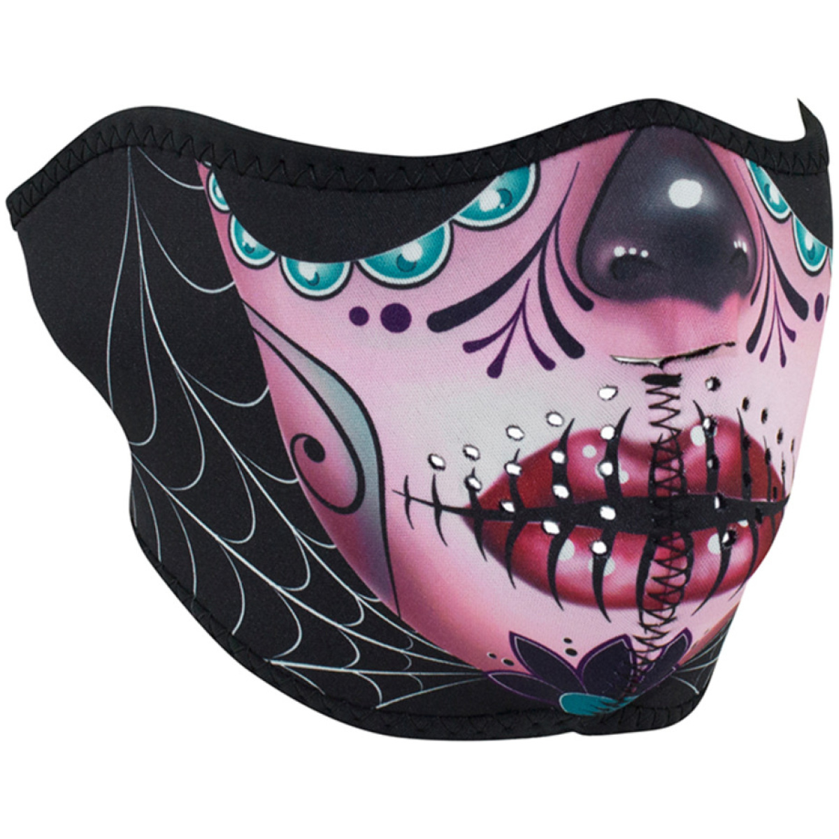 Zan-wnfm082h. Jpg - neoprene half face mask - zan wnfm082h