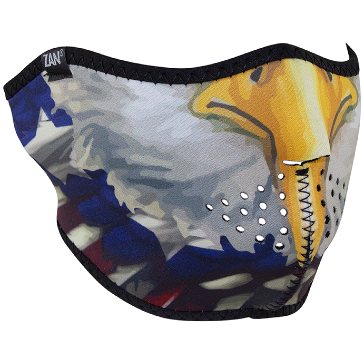 Zan-wnfm454h. Jpg - neoprene half face mask - zan wnfm454h