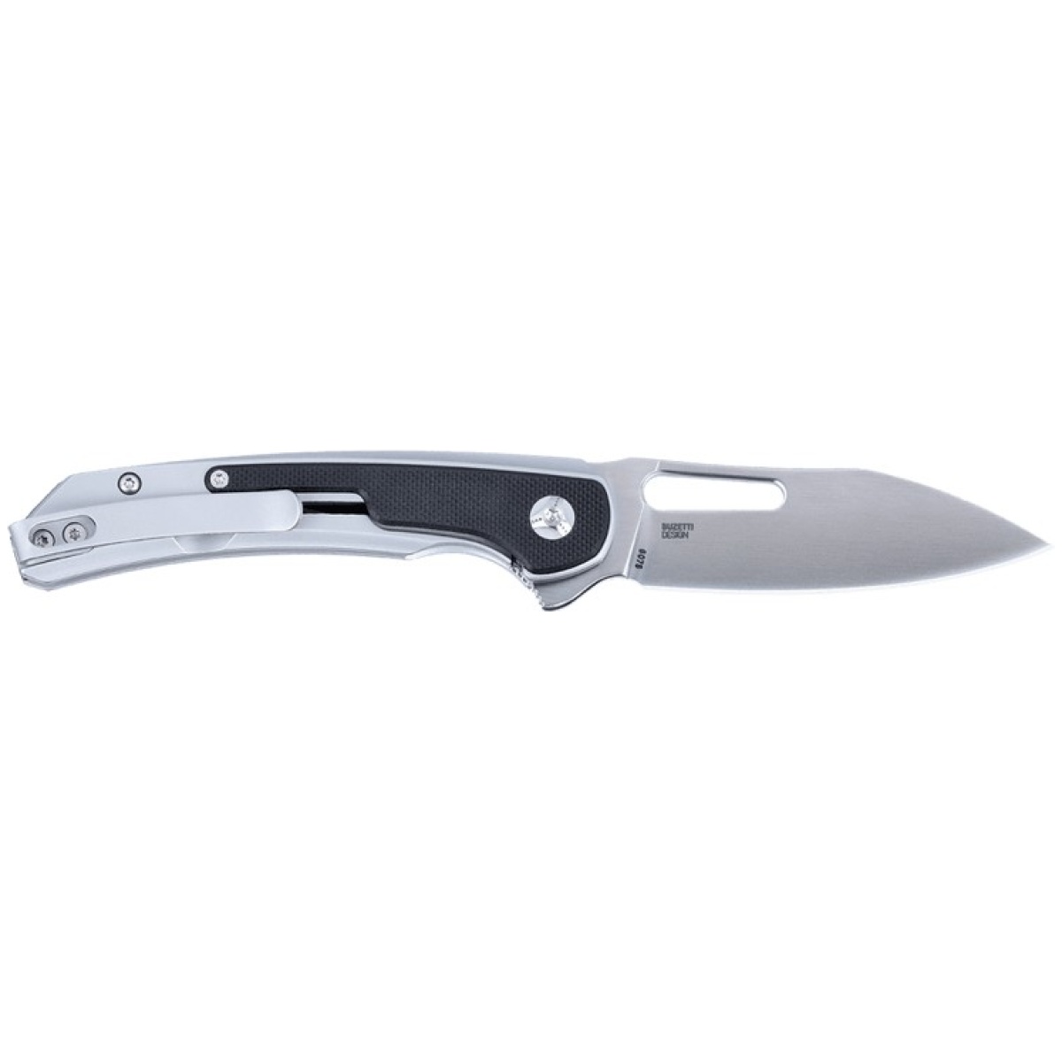 Zb6075-1. Jpg - crkt padawan folding knife 3" drop point blade black and silver - zb6075 1