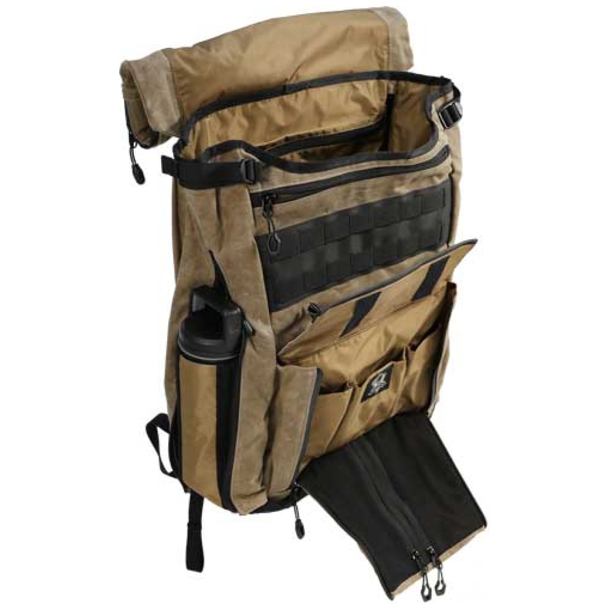 Zgtg5907tan_angle. Jpg - grey ghost gear gypsy pack 2. 0 - waxed canvas field tan - zgtg5907tan angle