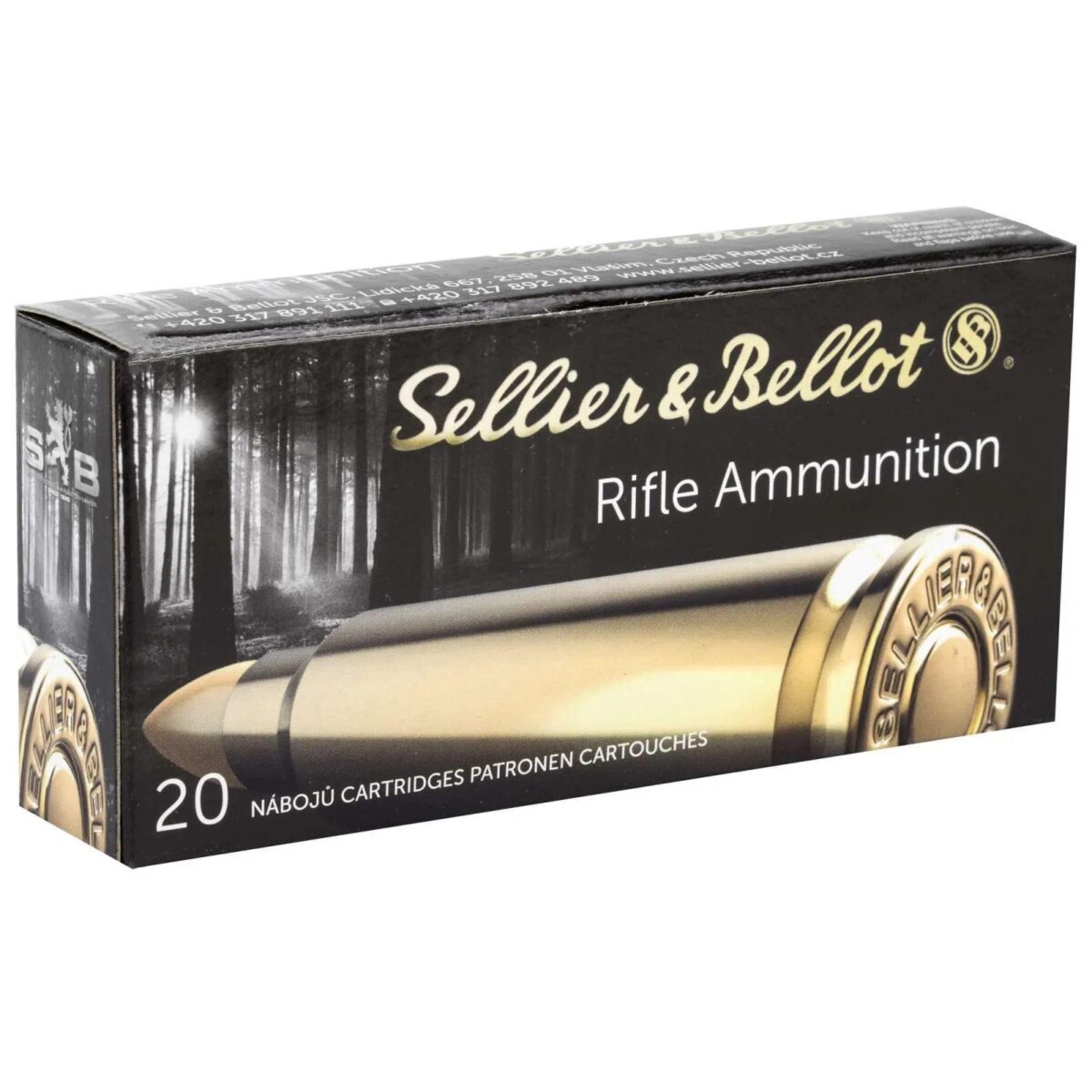 Sellier26bellotrifle_1-5. Jpg - sellier & bellot rifle ammunition 7x64mm 173 gr spce 770 fps - 20/box - sellier26bellotrifle 1 5