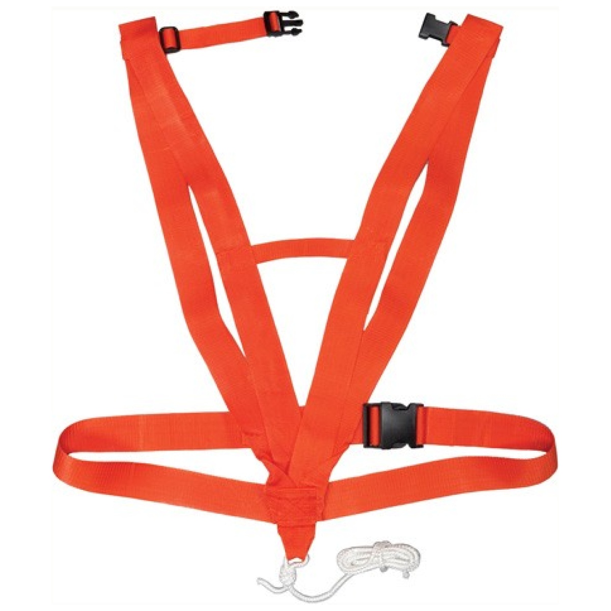 02019. Jpg - hs deer drag deluxe body - harness style safety orange - 02019