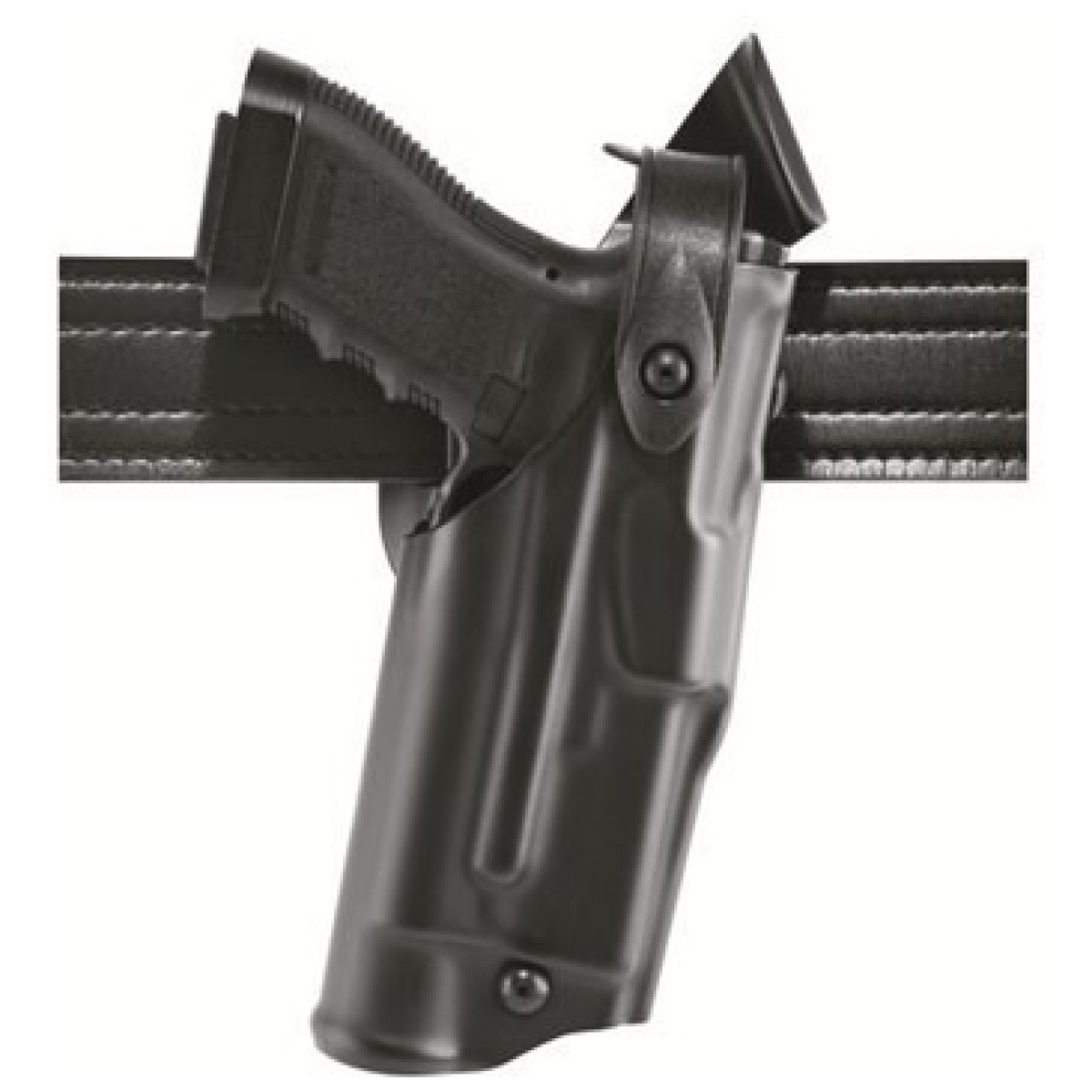 6360-28325-482. Jpg - model 6360 als/sls mid-ride, level iii retention duty holster for glock 19 w/ light - 6360 28325 482