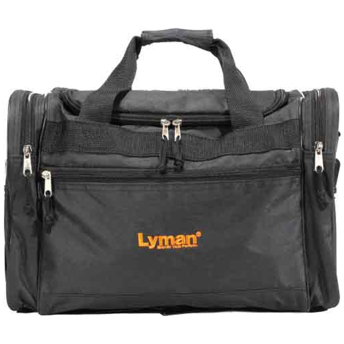 7837830. Jpg - lyman handgun range bag - black nylon w/carry strap - 7837830