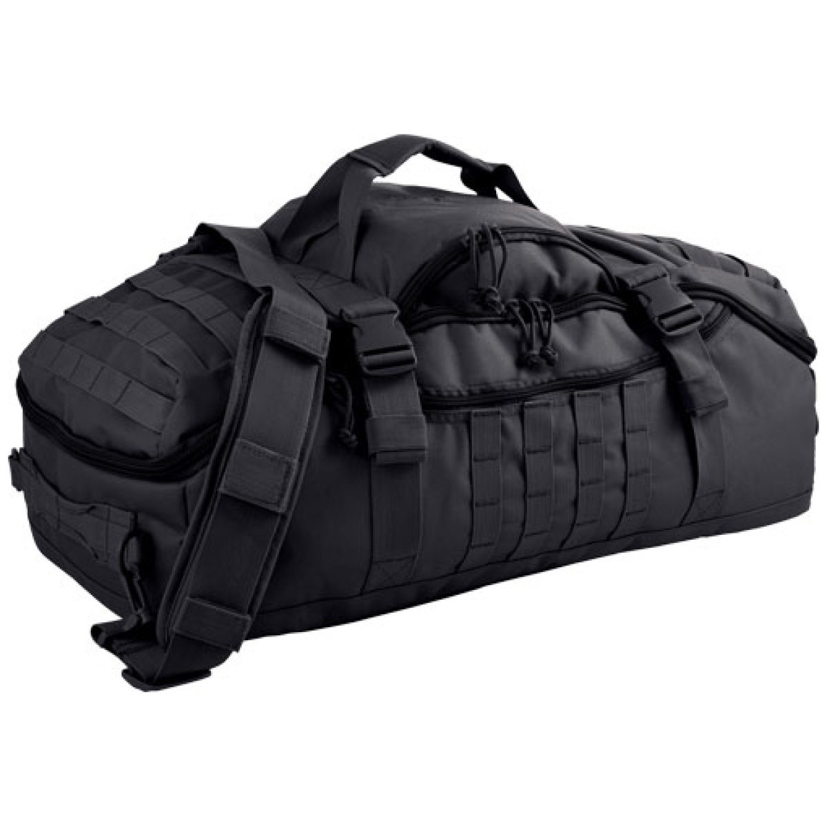 80260blk. Jpg - red rock traveler duffle bag - backpack or luggage black - 80260blk