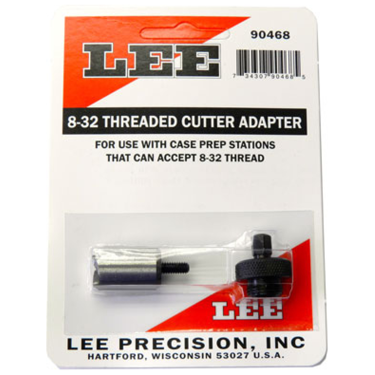 90468. Jpg - lee large cutter & lock stud - w/8-32 threaded cutter - 90468