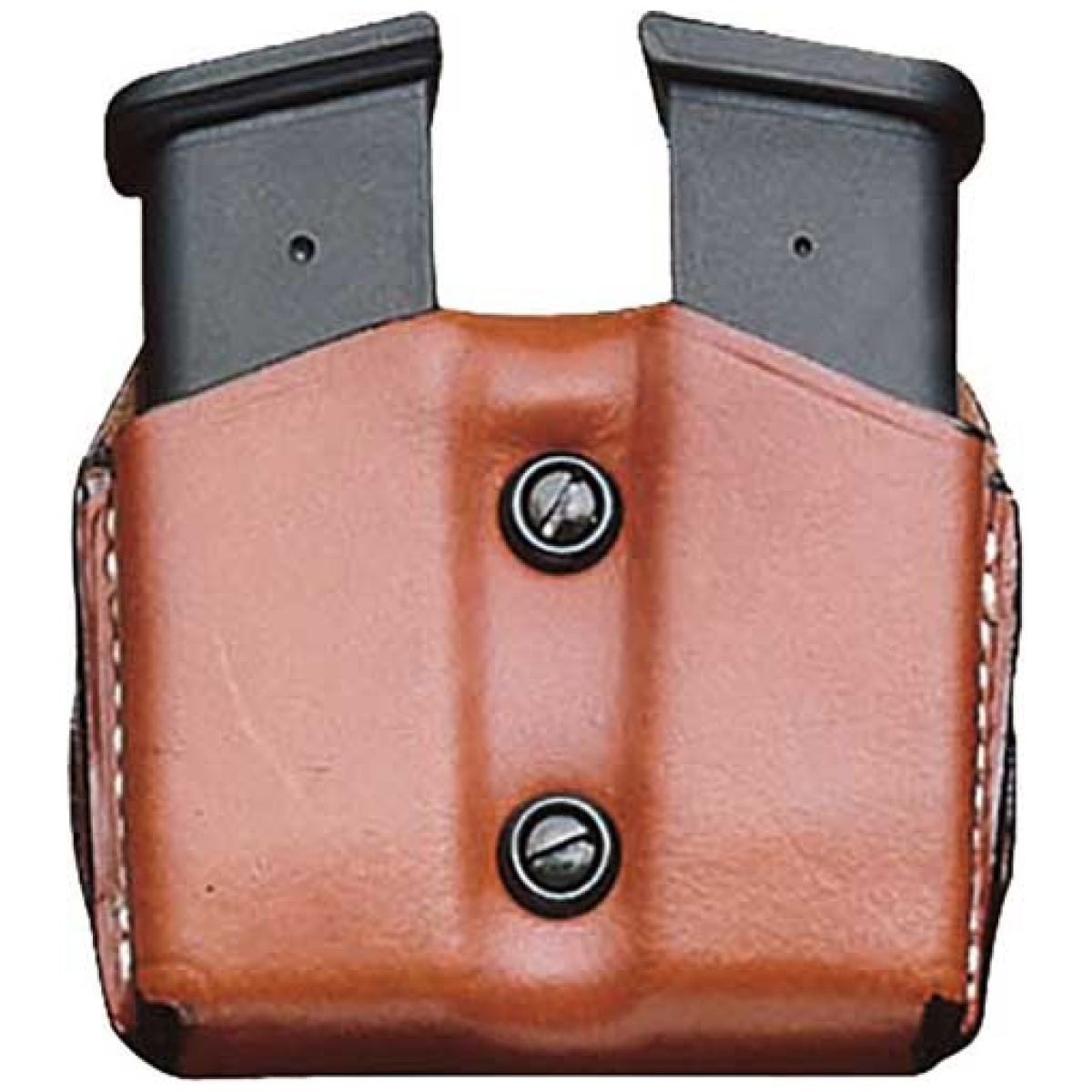 A01tjkkz0. Jpg - desantis double mag pouch owb - leather sig p365 tan - a01tjkkz0