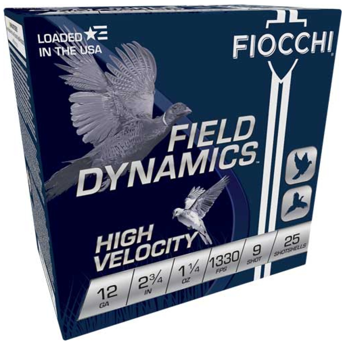 A12hv9. Jpg - fiocchi 12ga 2. 75" 1-1/4oz - #9 1330fps 25rd 10bx/cs - a12hv9