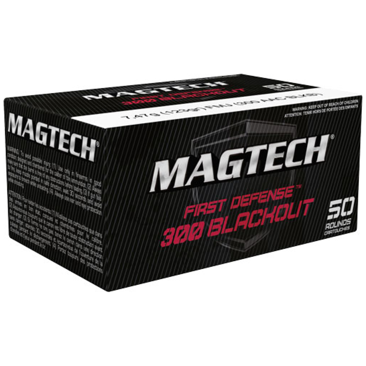 A300blkb. Jpg - magtech 300 aac 123gr fmj - 50rd 20bx/cs - a300blkb