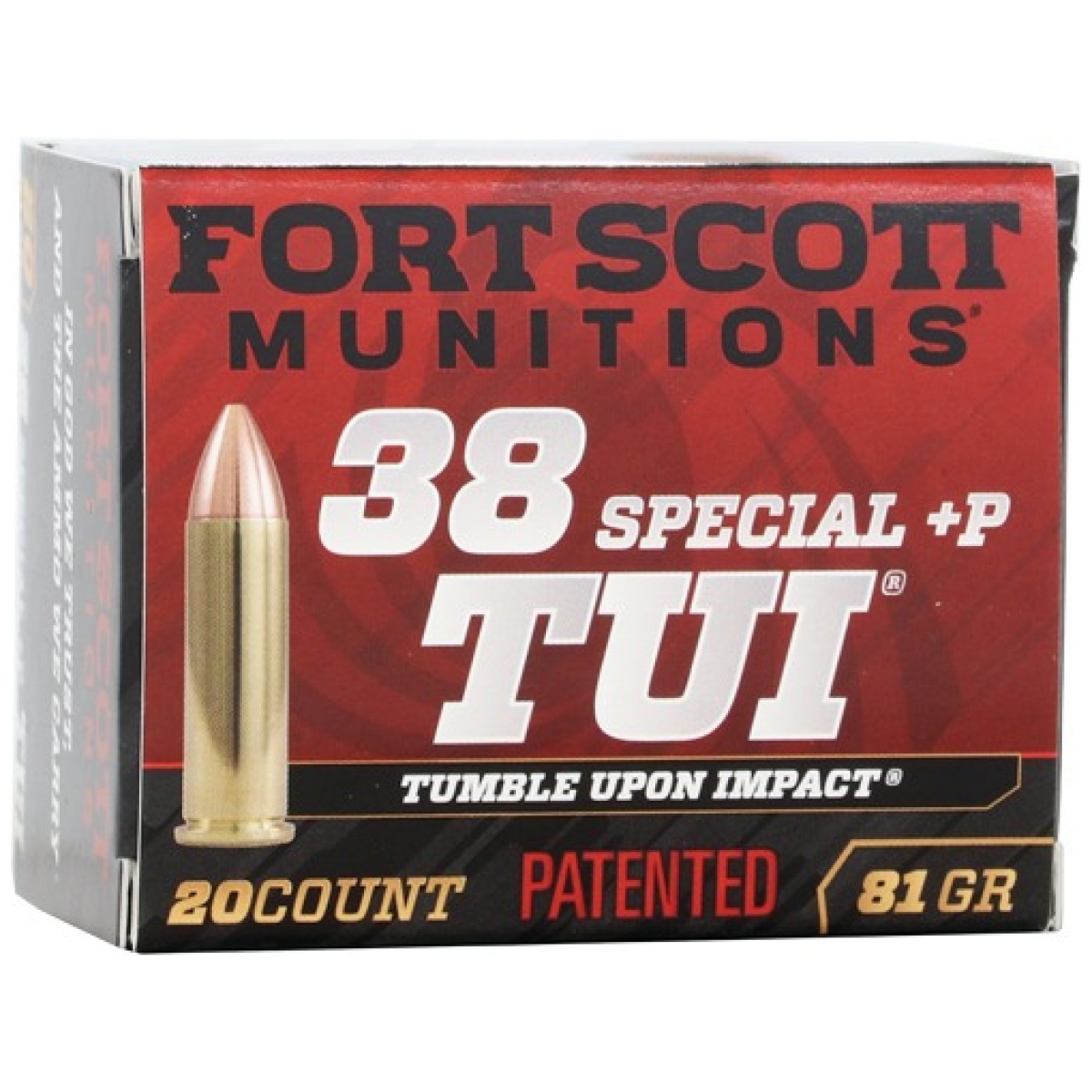 A38p081scv_1. Jpg - fort scott 38+p tui 81gr - solid copper 20rd 25bx/cs - a38p081scv 1