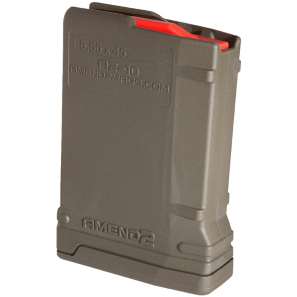 Ad556mod2odg10-1. Jpg - amend2 ar-15 mod-2 model rifle magazine od green 5. 56/. 223 10/rd - ad556mod2odg10 1