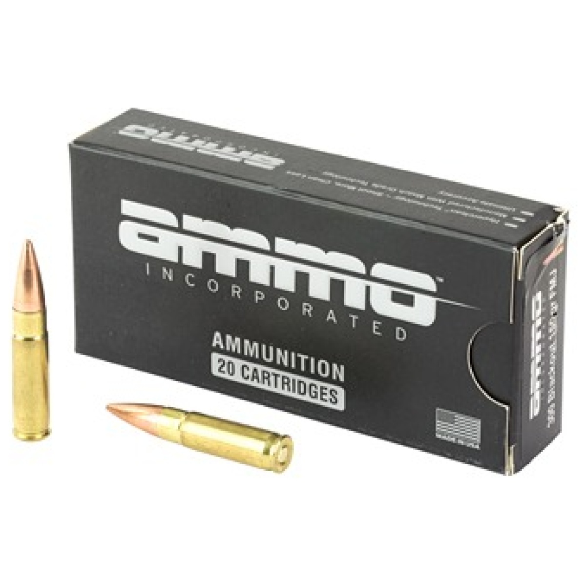 Ami300b150fmj-a20_1-2. Jpg - ammo inc 300blk 150gr fmj 20/500 - ami300b150fmj a20 1 2