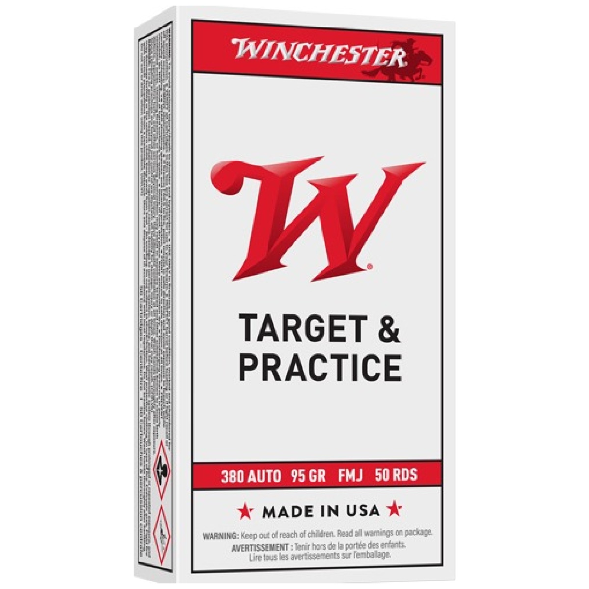 Aq4206_1. Jpg - winchester usa 380 acp 95gr - fmj tc 50rd 10bx/cs - aq4206 1