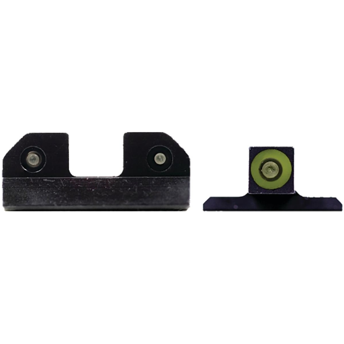 Aqswr033s6g. Jpg - xs night sights r3d night sights green - s&w m&p & m2. 0 shield - aqswr033s6g