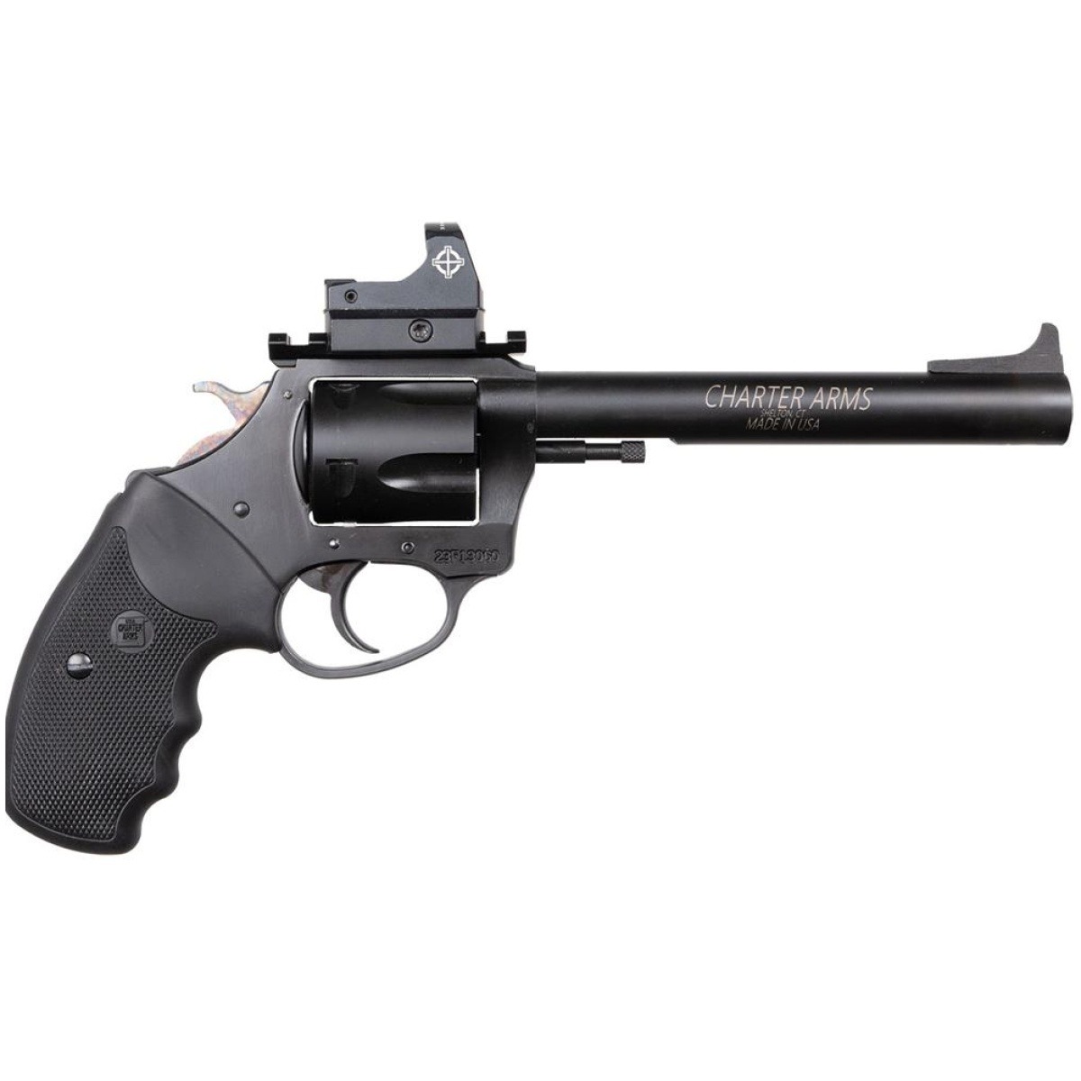 Ar63565-1-1. Jpg - charter arms target mastiff handgun. 357 mag 5rd magazine 6" barrel black with optic - ar63565 1 1